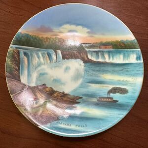 HP Niagara Falls Souvenir Plate Lucky Buck H. H. T. Co. IT UNO Favorite Bavaria